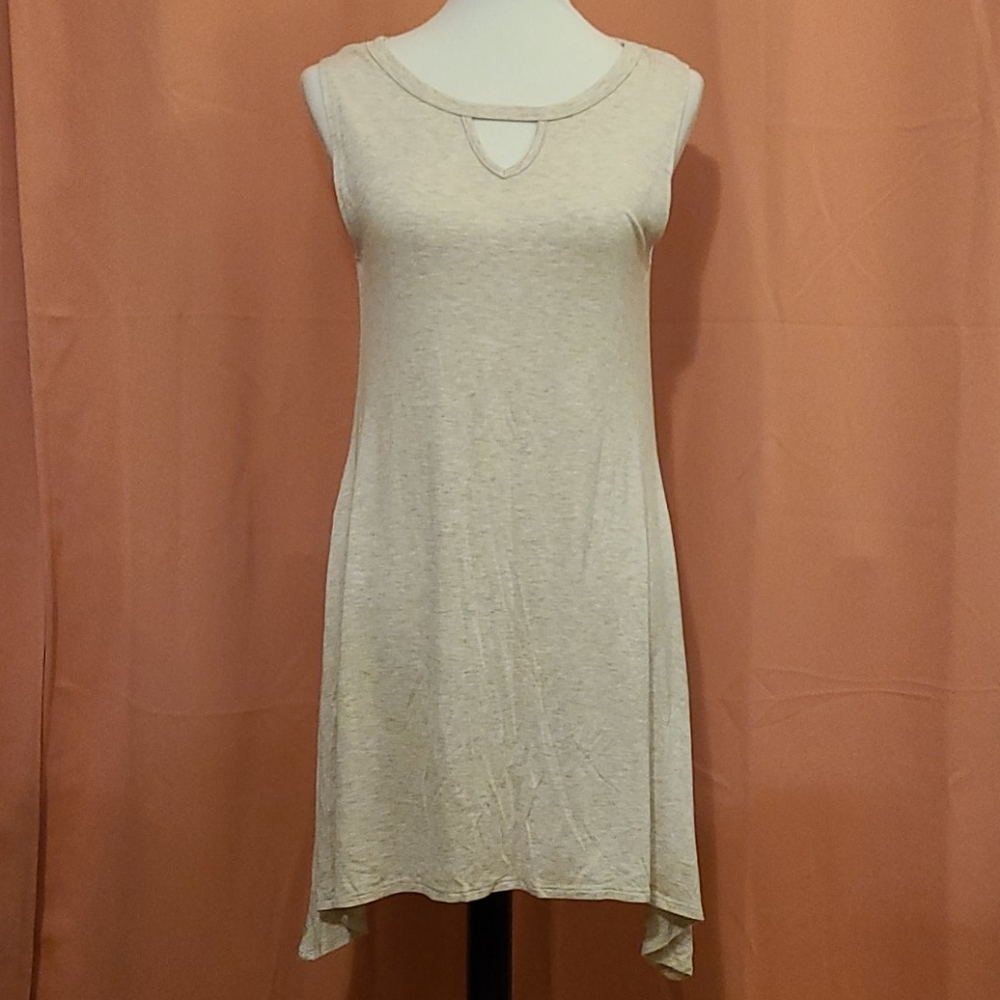 Zutter Heathered Gray Tunic Dress